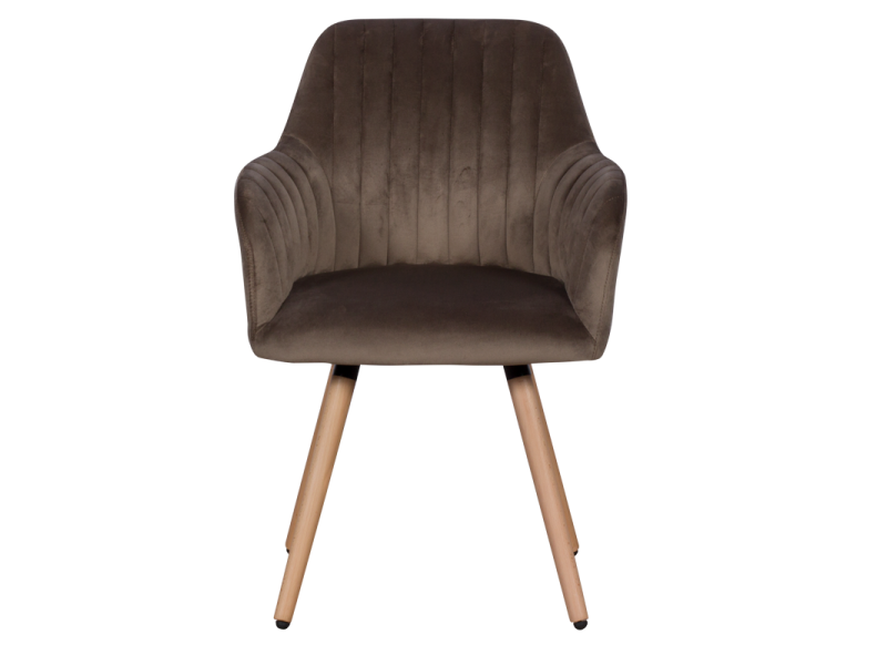 Трапезен стол Carmen 9970 - кафяв -