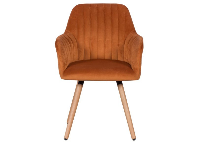 Трапезен стол Carmen 9970 - оранжев -