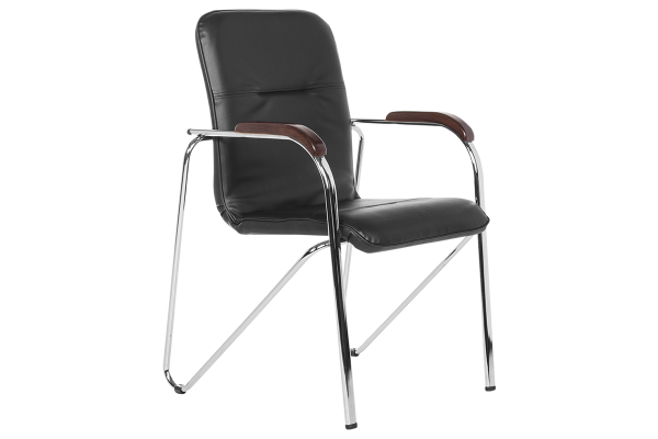 Посетителски стол Samba D - черен SC