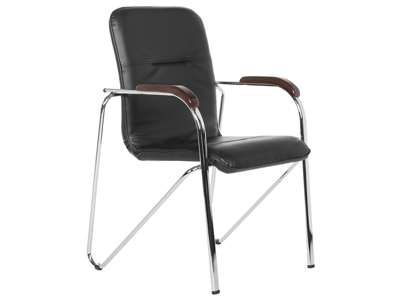 Посетителски стол Samba D - черен SC -