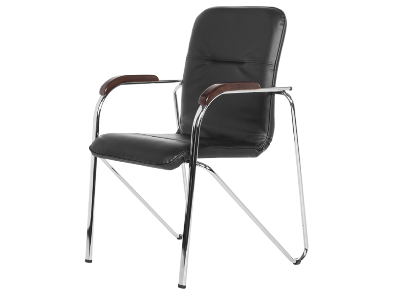 Посетителски стол Samba D - черен SC -