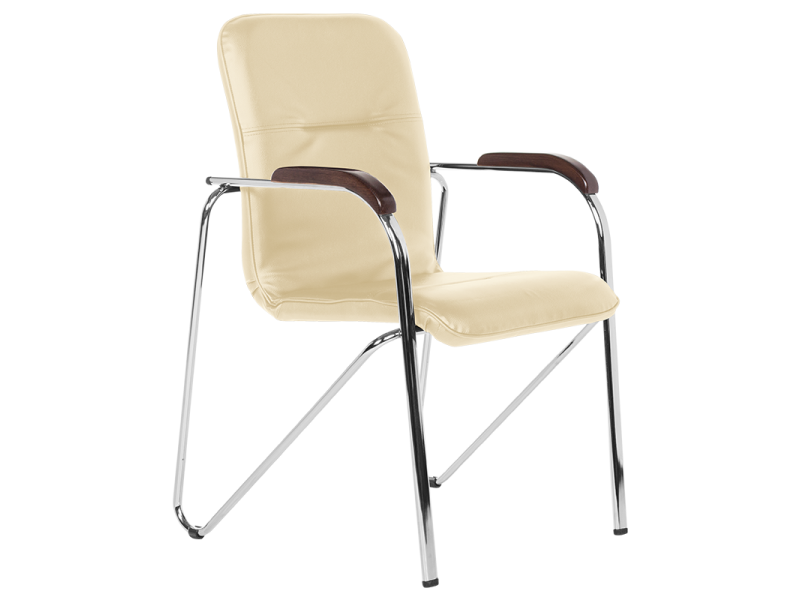 Посетителски стол Samba D - бежов SC -