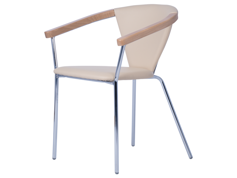 Трапезен стол TANIA - светло бежов N -