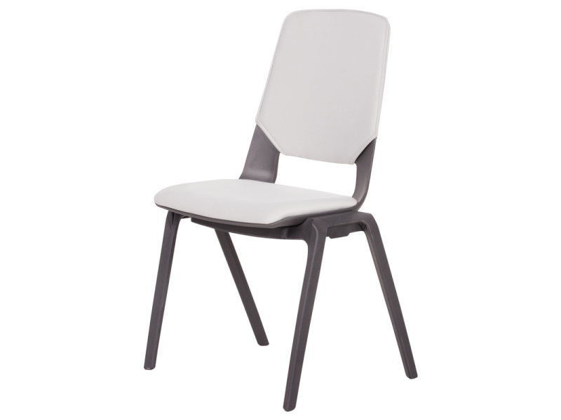 Посетителски стол LIMBER - бял -