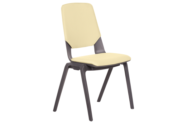 Посетителски стол LIMBER - светло жълт