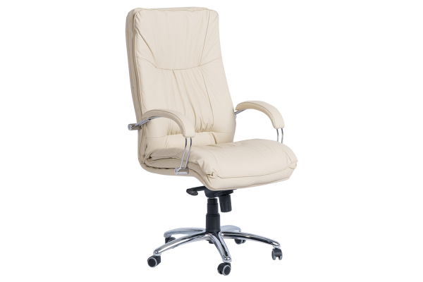 Президентски офис стол PALERMO - ванилия LUX