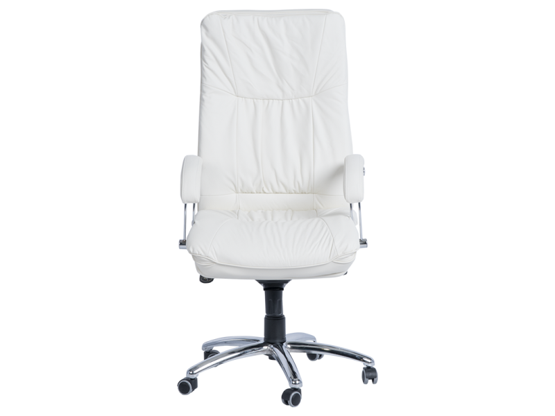 Президентски офис стол PALERMO - бял LUX -