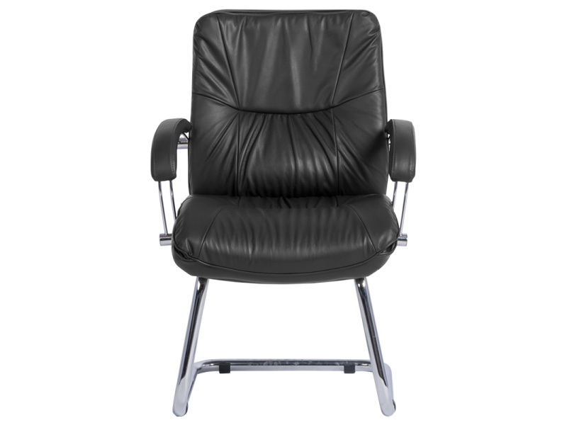 Посетителски стол PARMA - черен LUX -