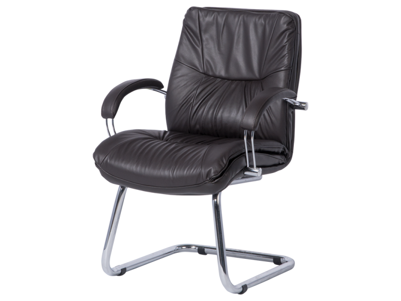 ПОСЕТИТЕЛСКИ СТОЛ PARMA - ТЪМНО КАФЯВ LUX -