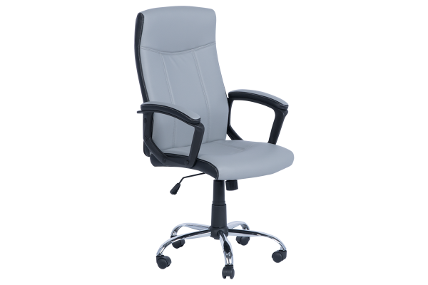 Президентски офис стол Carmen 6098 - сив-черен