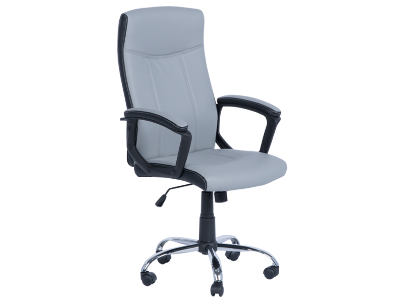 Президентски офис стол Carmen 6098 - сив-черен -