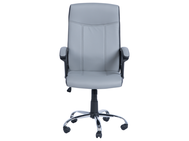 Президентски офис стол Carmen 6098 - сив-черен -