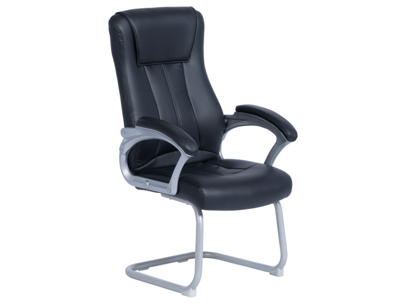 Посетителски стол Carmen 6543 - черен -