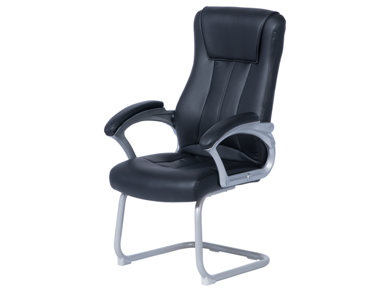 Посетителски стол Carmen 6543 - черен -