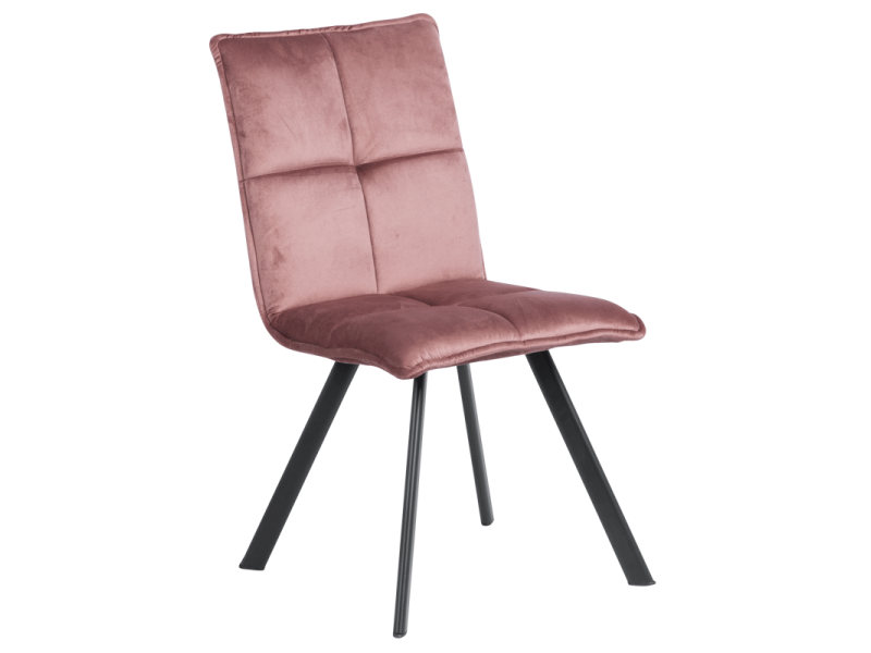 Трапезен стол Carmen 516 - пепелно розов -