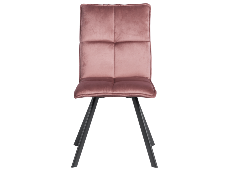 Трапезен стол Carmen 516 - пепелно розов -