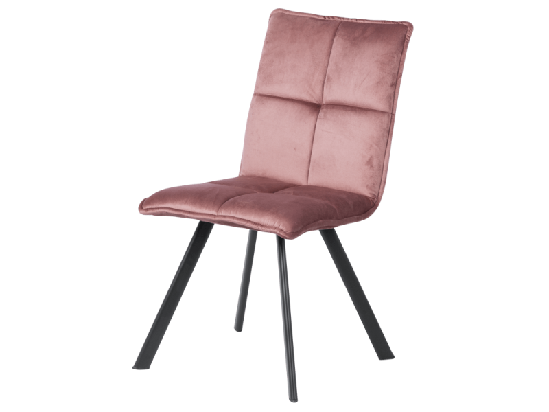 Трапезен стол Carmen 516 - пепелно розов -