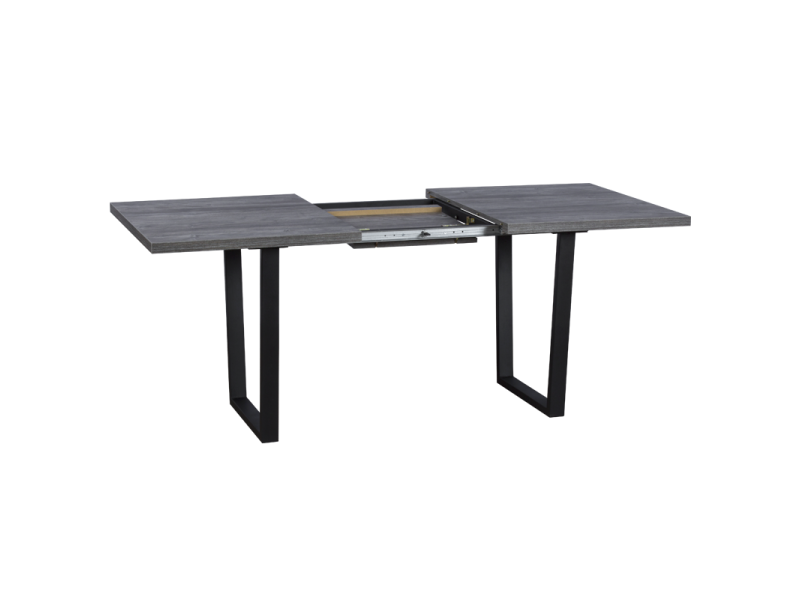 Разтегателна трапезна маса Carmen Loft - бор джаксън/черен - Трапезни маси