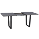Разтегателна трапезна маса Carmen Loft - бор джаксън/черен - Трапезни маси