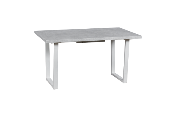 Разтегателна трапезна маса Carmen Loft - сив 818/бял