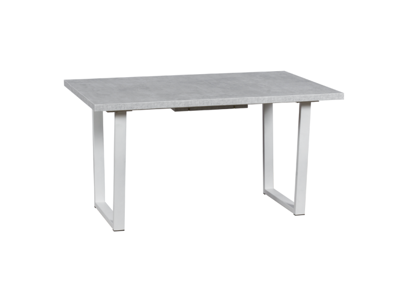 Разтегателна трапезна маса Carmen Loft - сив 818/бял - Трапезни маси
