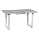 Разтегателна трапезна маса Carmen Loft - сив 818/бял - Трапезни маси