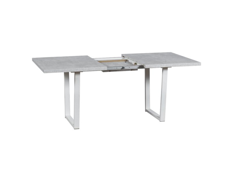 Разтегателна трапезна маса Carmen Loft - сив 818/бял - Трапезни маси