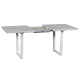 Разтегателна трапезна маса Carmen Loft - сив 818/бял - Трапезни маси