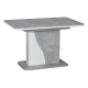 Разтегателна трапезна маса SIRIUS - бял / бетон -