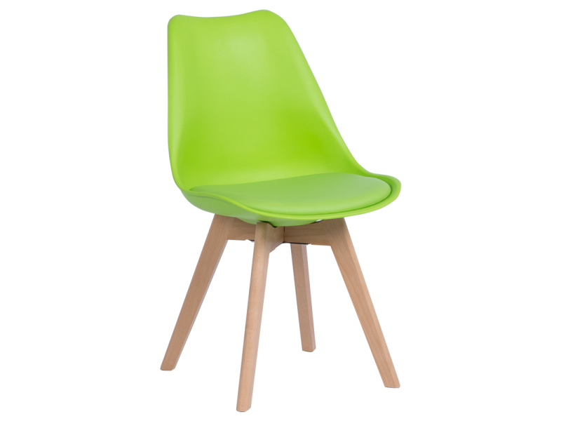 Трапезен стол Carmen 9958 B - зелен -