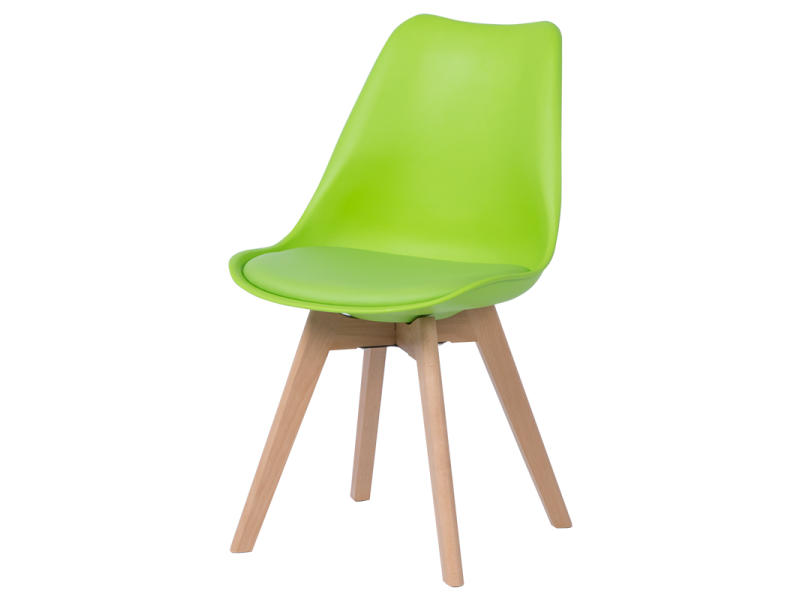 Трапезен стол Carmen 9958 B - зелен -