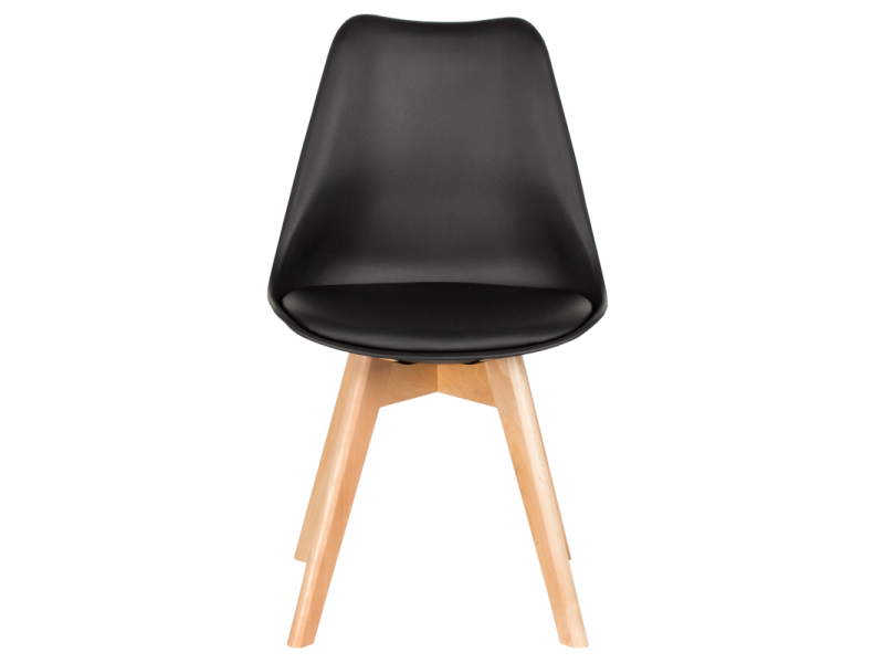 Трапезен стол Carmen 9958 B - черен -