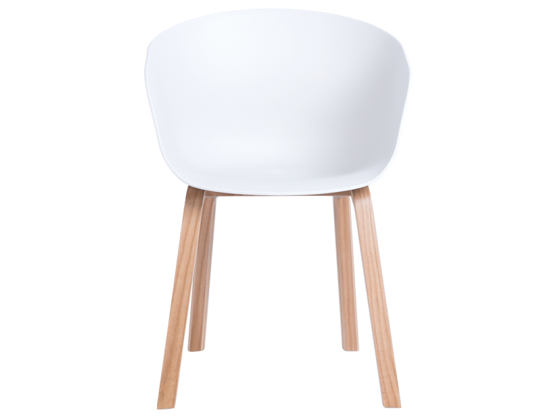 Трапезен стол Carmen 9972 - бял -