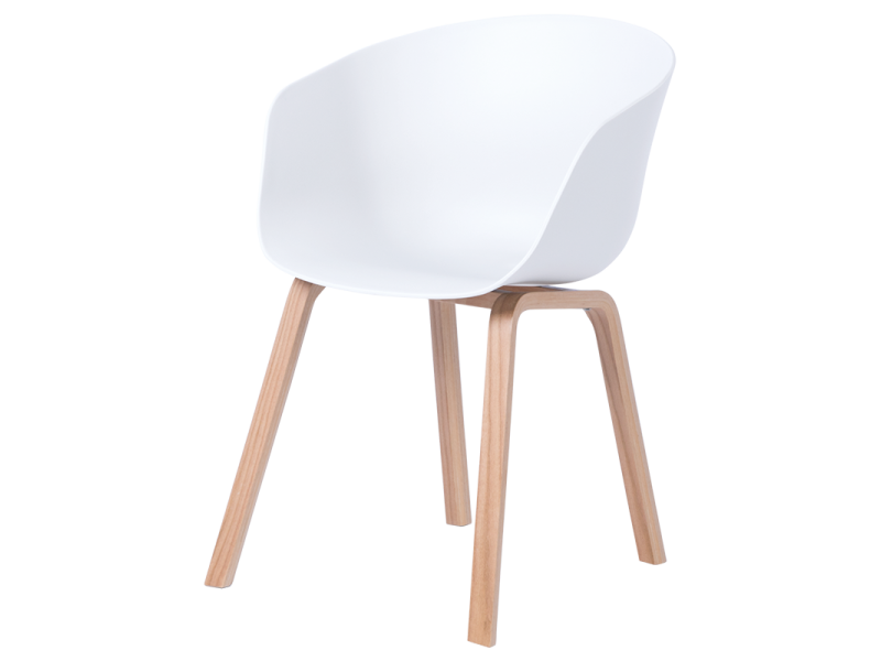 Трапезен стол Carmen 9972 - бял -