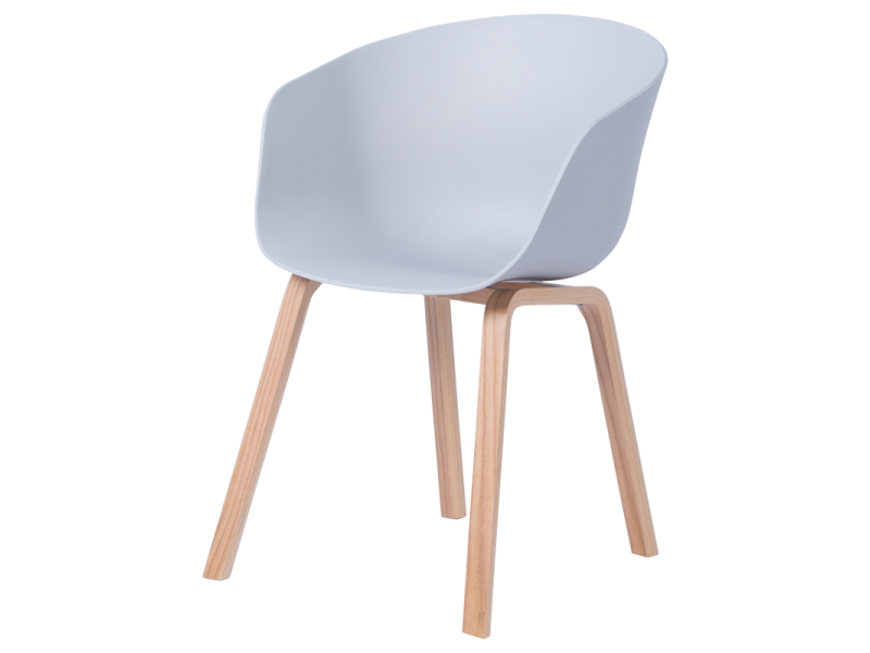 Трапезен стол Carmen 9972 - сив -