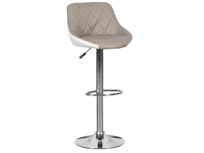 Бар стол Carmen 3080 - бежово - бял -