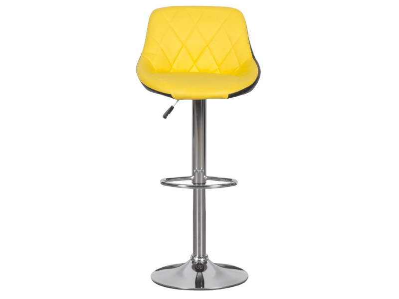 Бар стол Carmen 3080 - жълто - черен -