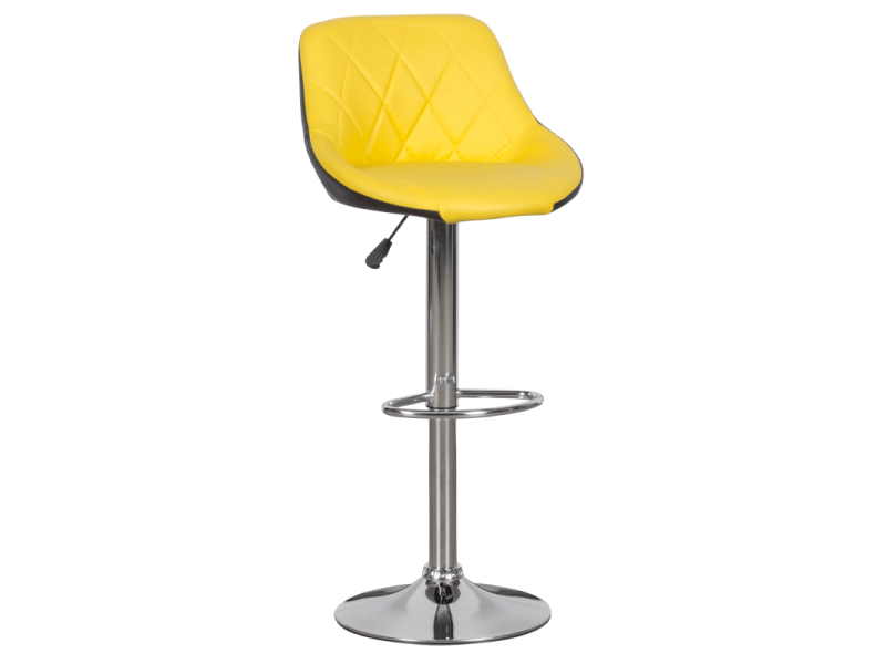 Бар стол Carmen 3080 - жълто - черен -