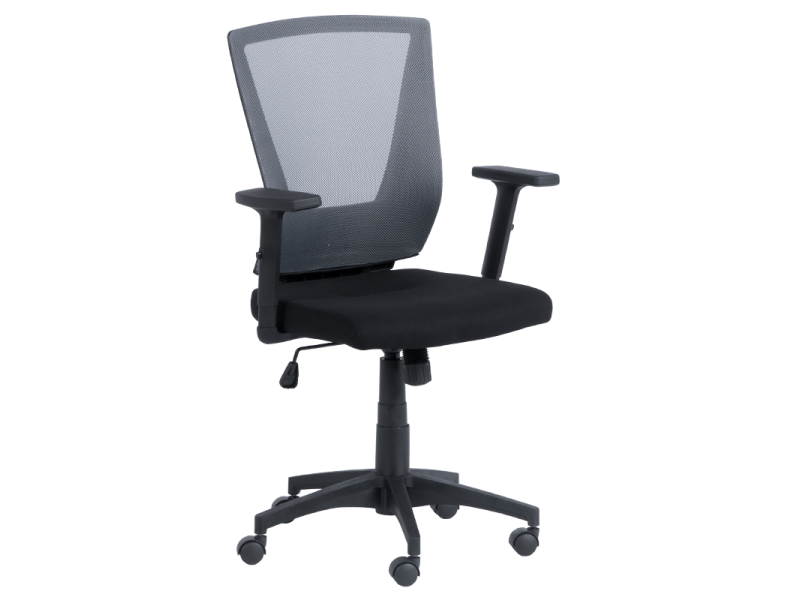 Работен офис стол Carmen 7039 - черен - сив -