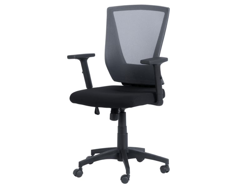 Работен офис стол Carmen 7039 - черен - сив -