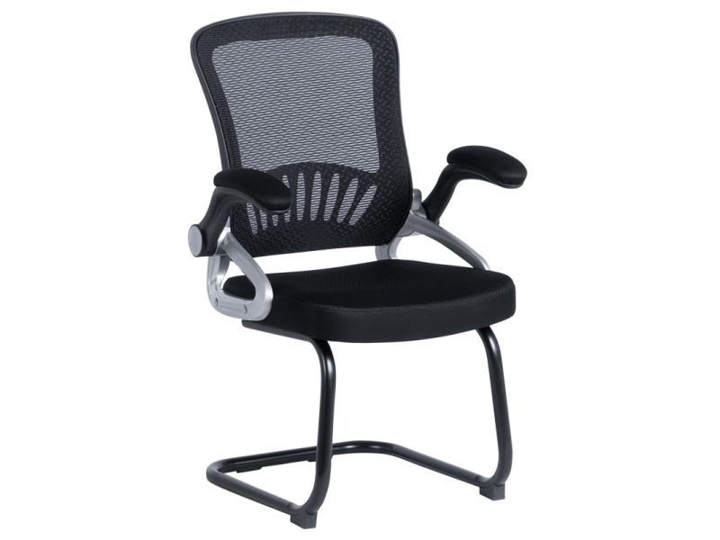 Посетителски стол Carmen 7037 - черен -