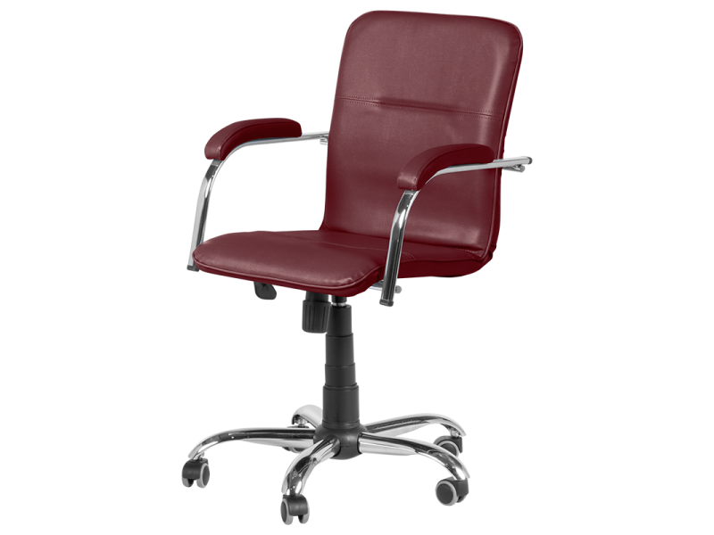 Работен офис стол SAMBA RC - бордо SC -