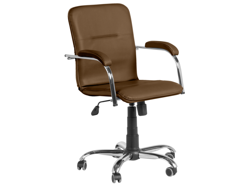 Работен офис стол SAMBA RC - тъмно кафяв SC - Офис столове