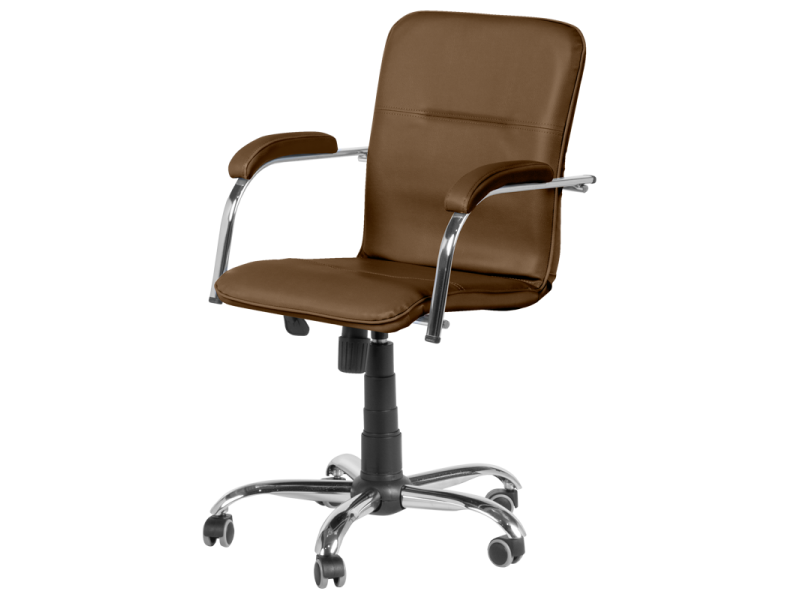 Работен офис стол SAMBA RC - тъмно кафяв SC - Офис столове