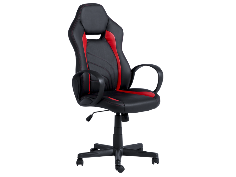 Геймърски стол Carmen 7525 - черно-червен -