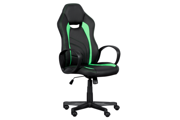 Геймърски стол Carmen 7525 - черно-зелен