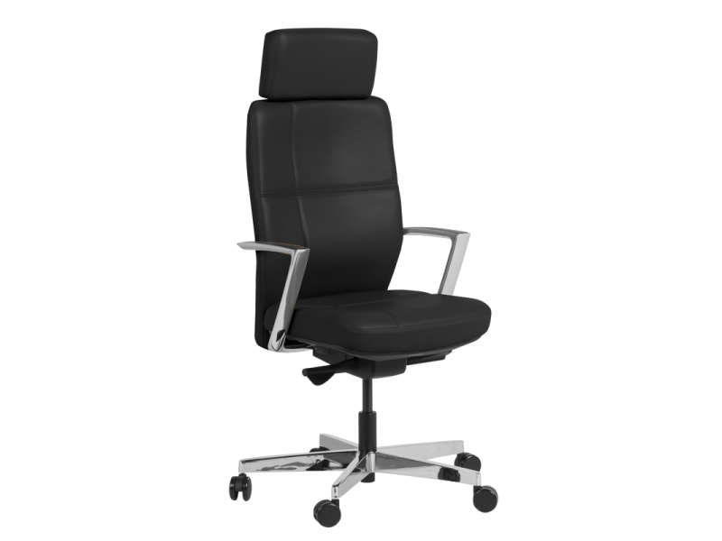 Президентски офис стол SAHARA - черен LUX -