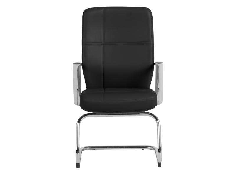 Посетителски стол SIENA - черен LUX -