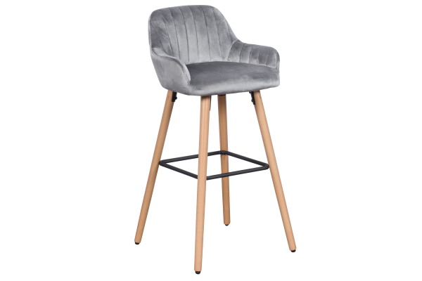 Бар стол Carmen 3082 - сив