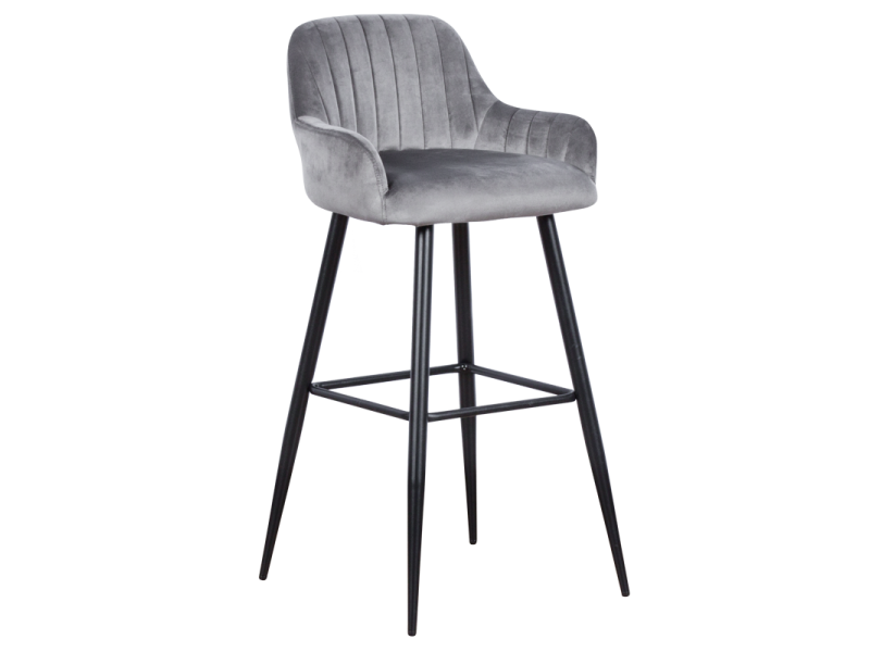 Бар стол Carmen 3083 - сив -